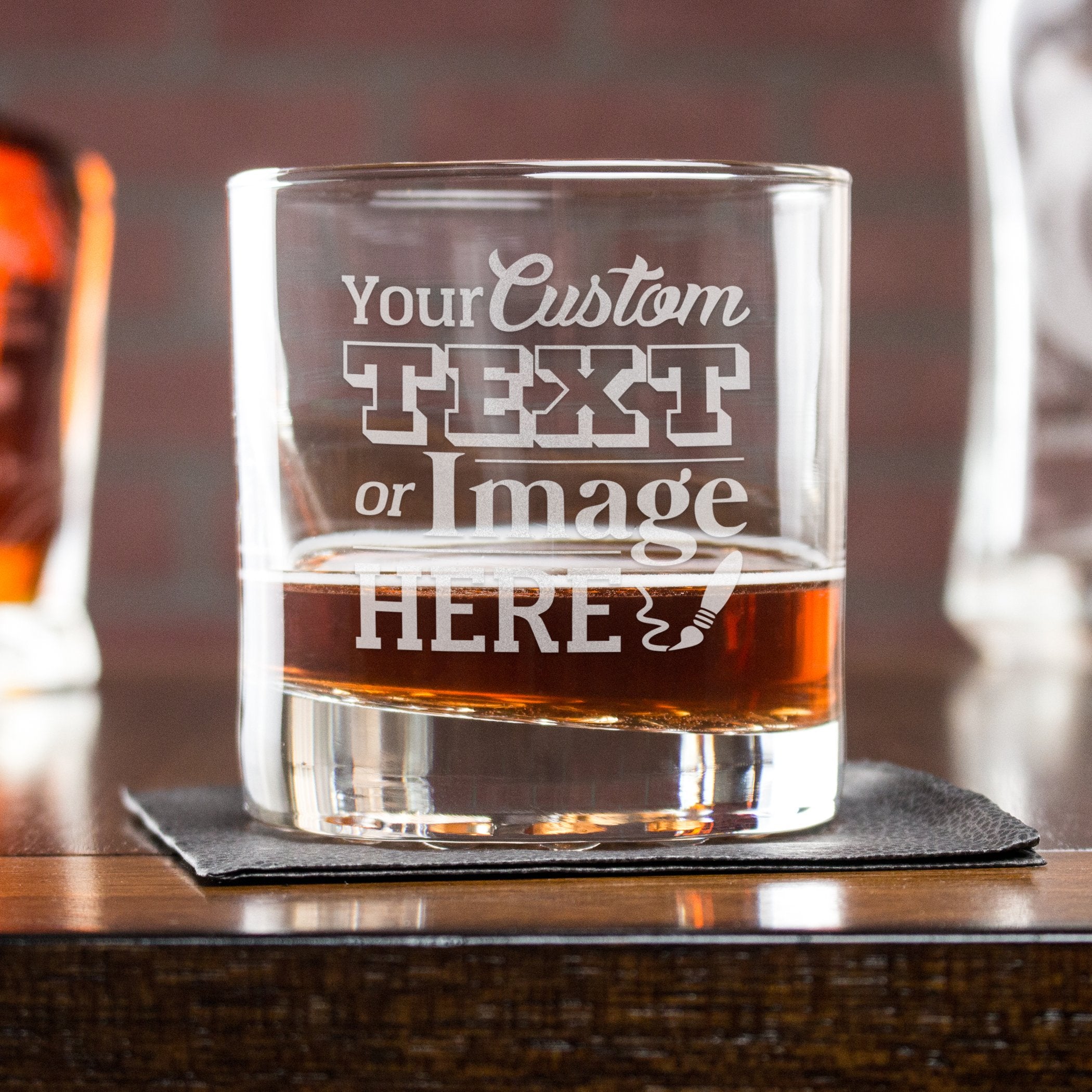 Engraved Whiskey Glasses – Design: CUSTOM