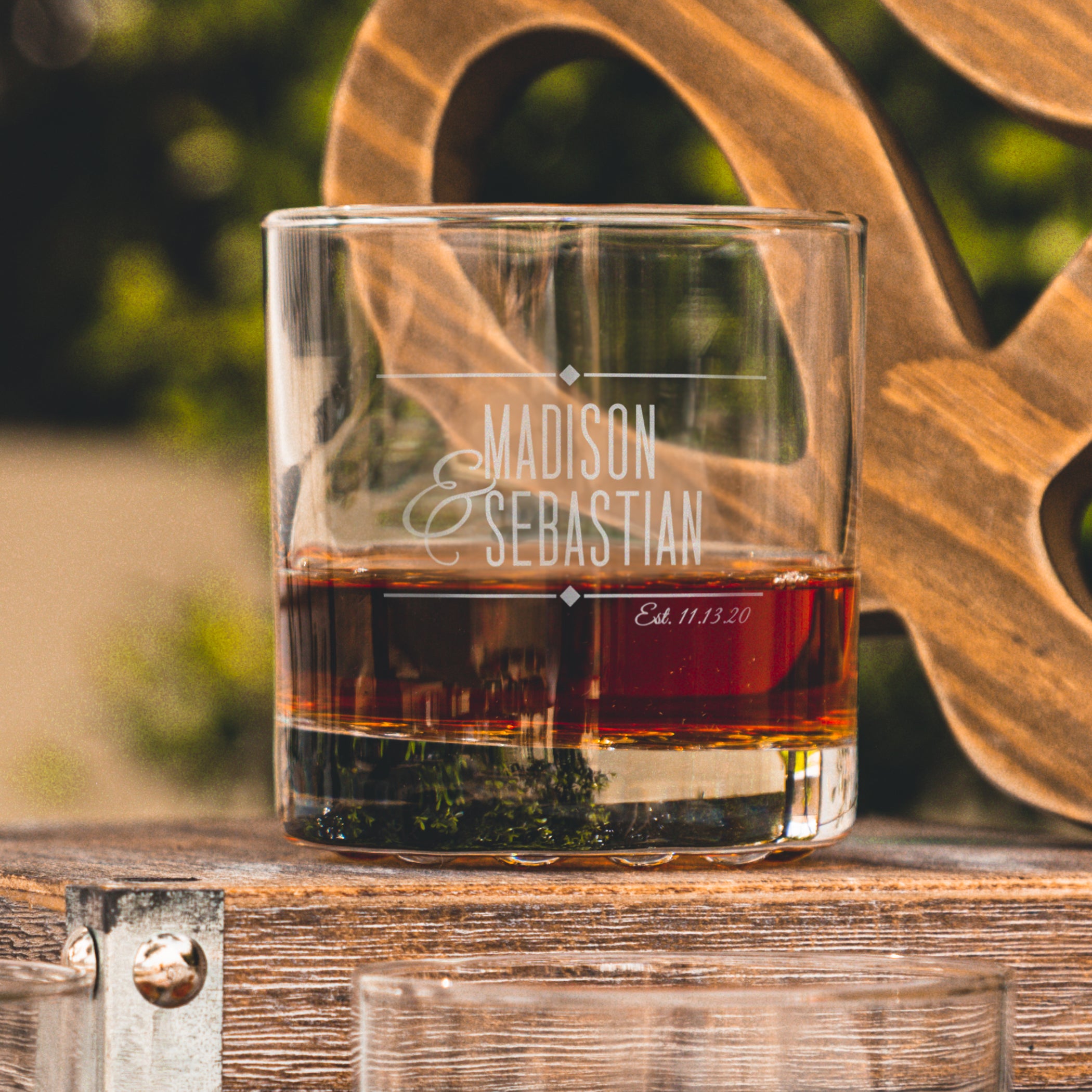 Engraved Whiskey Glasses Couples – Design: N2