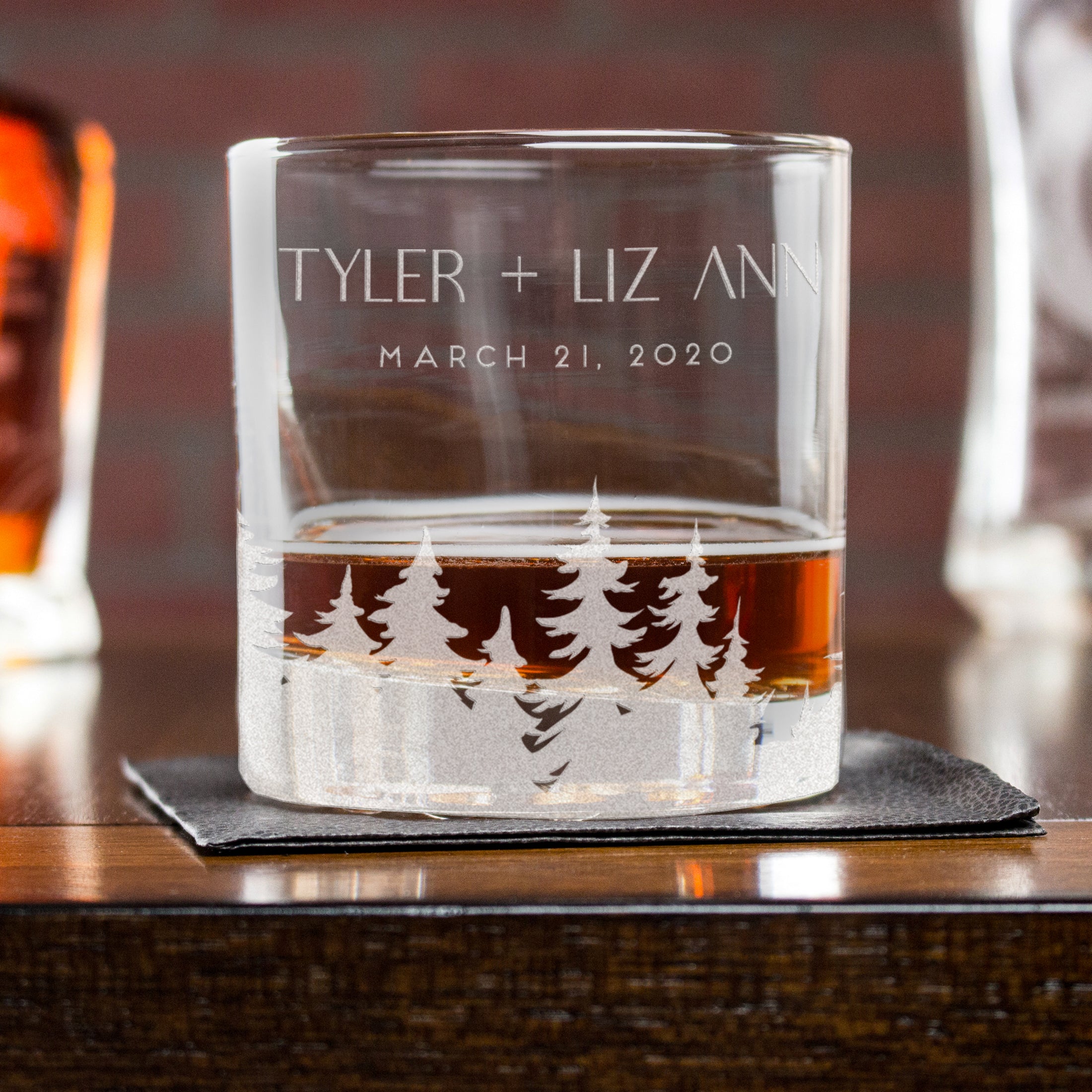 Woods Wrap Around Whiskey Glasses – Design: WOODS
